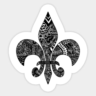 Fleur de Lis Sticker